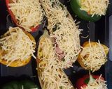 Foto del paso 6 de la receta: Berenjenas y pimientos rellenos