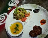 मुगाच्या डाळीची खिचडी (moongdal khichdi recipe in marathi) रेसिपी स्टेप 2 फोटो 