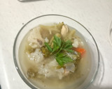 Foto del paso 4 de la receta: Caldo de pollo con verduras, arroz y garbanzos