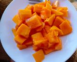 पपीते का ठंडा ठंडा जूस (Papaya Juice Recipe in Hindi) रेसिपी चरण 1 फोटो