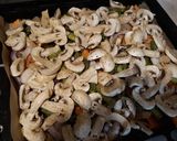 Pulykafasírt sült zöldségekkel recept fázis 2 fotója
