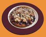 A picture of step 5 of A healthy breakfast--Blueberry Waffle.