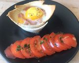 Une image de l'étape 3 de Croque coulant.