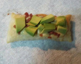 Foto del paso 14 de la receta: Milhoja de langostinos con emulsión de mango