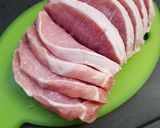 Une image de l'étape 1 de Rôti de porc bacon/fromage.