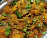 सिम आलू की सरसों वाली सब्जी। रेसिपी चरण 10 फोटो
