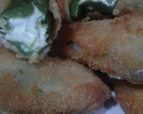 Foto del paso 5 de la receta: Pimientos de padrón rellenos de crema de queso