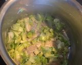 A picture of step 1 of Parsley and White Bean Soup.