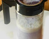 A picture of step 3 of Banana rose milk smoothie.