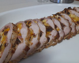 Foto del paso 12 de la receta: Cinta de lomo rellena con frutos secos y manzana