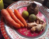 A picture of step 1 of Beetroot juice.