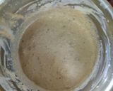 A picture of step 2 of Bread chilla.