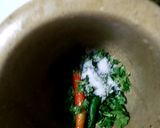 A picture of step 1 of Cauliflower fritters.