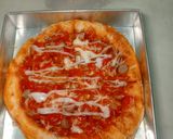 Foto langkah ke 7 dari resep Pizza Sosis no ulen.
