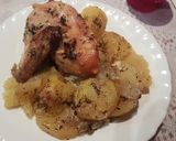 Foto del paso 5 de la receta: Pollo con patatas al horno