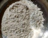 A picture of step 1 of Homemade pasta with basil sauce.
