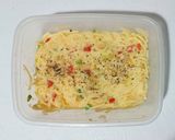 Foto del paso 2 de la receta: Tortilla de fideos a la pizza 🍝