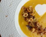 Une image de l'étape 4 de 🍂 Velouté Potiron lait de coco et son croustillant châtaigne noisette.