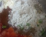 A picture of step 1 of Sattu Powder Chilla.