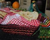 A picture of step 16 of Flat  Naan  Bread نان تافتون.