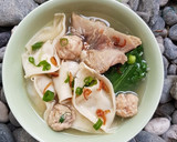 Foto langkah ke 4 dari resep 57.Pangsit Kuah + Bola2 Ayam Udang 🤤🦐🥣.