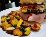 Foto del paso 5 de la receta: Hamburguesas de carne con papas fritas caseras