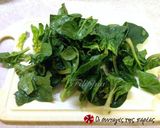 A picture of step 1 of Vegan Spanakopita.