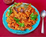 A picture of step 21 of Ground Beef Kabsa with Vegetables.