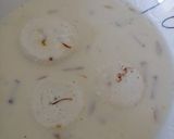 A picture of step 7 of Ricotta Rasmalai.
