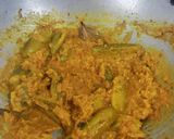 A picture of step 8 of Tendli Peanut Masala.