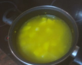 Foto del paso 2 de la receta: Caldo de millo con escaldón de gofio y queso majorero
