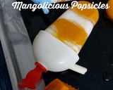 A picture of step 3 of Mangolicious Popsicles.