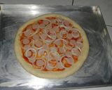Foto langkah ke 7 dari resep Pizza sosis simple.
