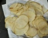 A picture of step 2 of Crispy batata chips for fasting (upvasache crispy batata chips).