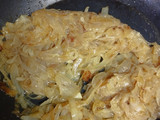Cebolla caramelizada normal y aromatizada con pimentón dulce