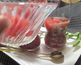 A picture of step 4 of Super Cooling and Refreshing Watermelon Strawberry mocktail.