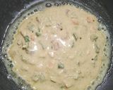A picture of step 4 of Oats chilla.