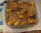 A picture of step 6 of Doi-Katla Kalia (Carp in the Yoghurt Curry).