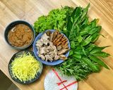 Hình bước làm 6 của món Thịt luộc cuốn rau rừng 🌿