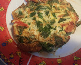 Foto del paso 2 de la receta: Tortilla de huevo con espinacas y tómate
