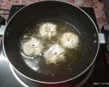 A picture of step 6 of Kesar Lobongo Lotika.