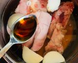 Hình bước làm 1 của món Canh bí đỏ giò heo