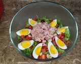 Foto del paso 3 de la receta: Empedrat (ensalada de porotos y atún)
