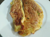 Omelet telur ala Hotel (telur dadar)