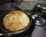 A picture of step 9 of Bhatura, Chana and boondi raita.
