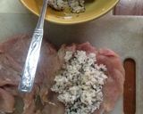 รูปขั้นตอนการทำที่ 3 ของ หมูชุปแป้งทอดสอดไส้ข้าว