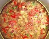 A picture of step 1 of Kathiyawadi masala khichadi.