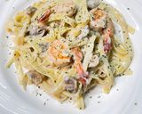 Foto langkah ke 5 dari resep Fettuccine Carbonara.