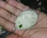 A picture of step 2 of Kheel cutlet.