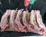 A picture of step 1 of Pork spare ribs.
